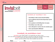 Tablet Screenshot of invisibelt.nl